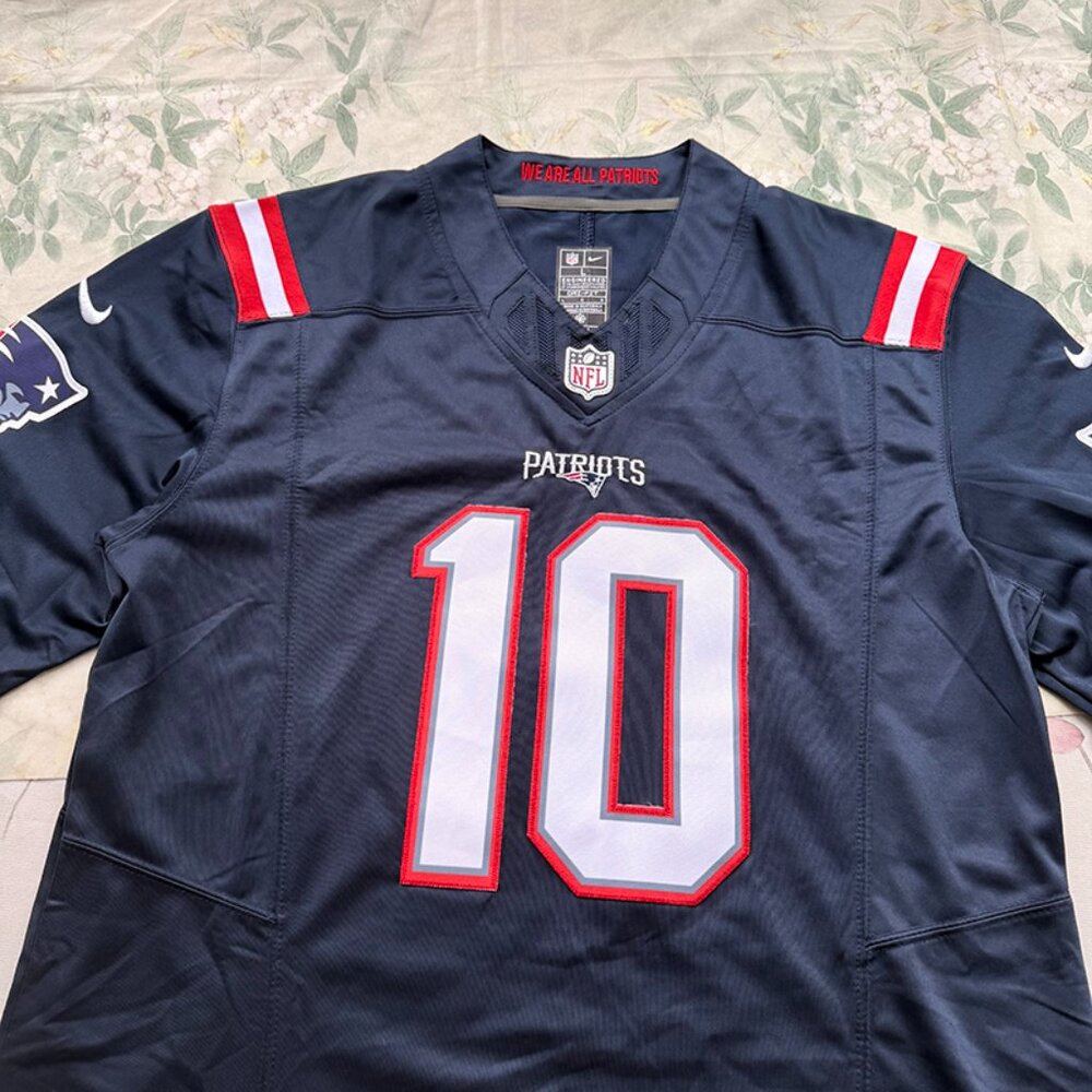 NFL New England Patriots #10 Dark Blue Jersey - Picture 4 of 8